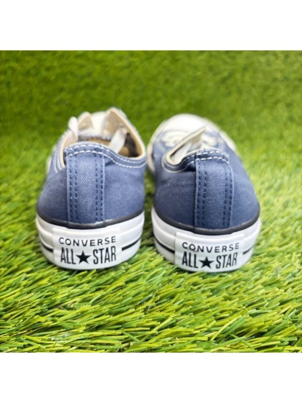 Converse Chuck Taylor All Star Low Womens Size 5 Blue Athletic Shoes Sneakers